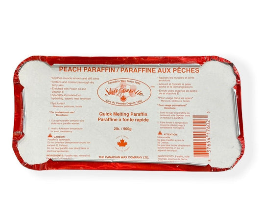 SHARONELLE PEACH PARAFFIN 2 LB - Purple Beauty Supplies