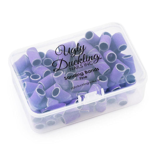 UGLY DUCKLING SANDING BANDS PURPLE 240 GRIT FINE 100 CT - Purple Beauty Supplies