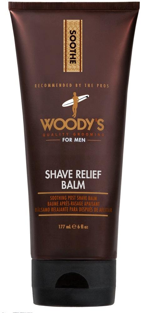 WOODY'S SHAVE RELIEF BALM 6 OZ/177 ML - Purple Beauty Supplies