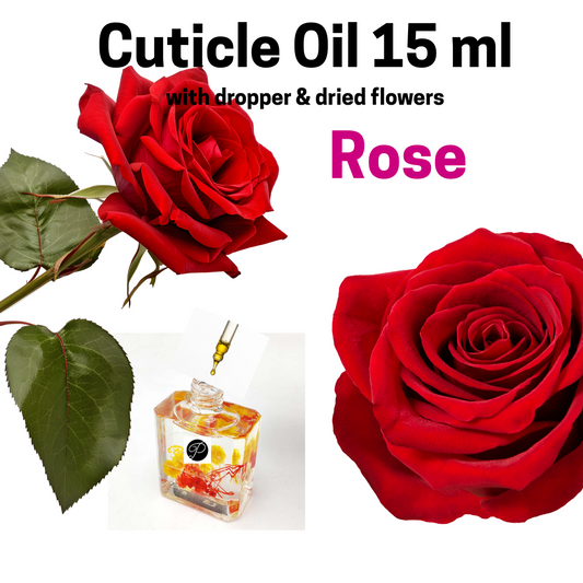 P FLOWER CUTICLE OIL 15ML | ROSE