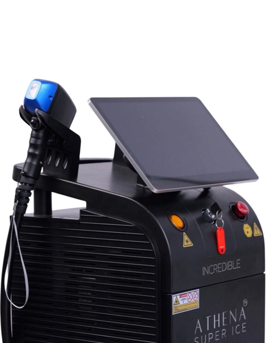 ATHENA SUPER ICE (TM) LASER HAIR REMOVAL MACHINE - Purple Beauty Supplies