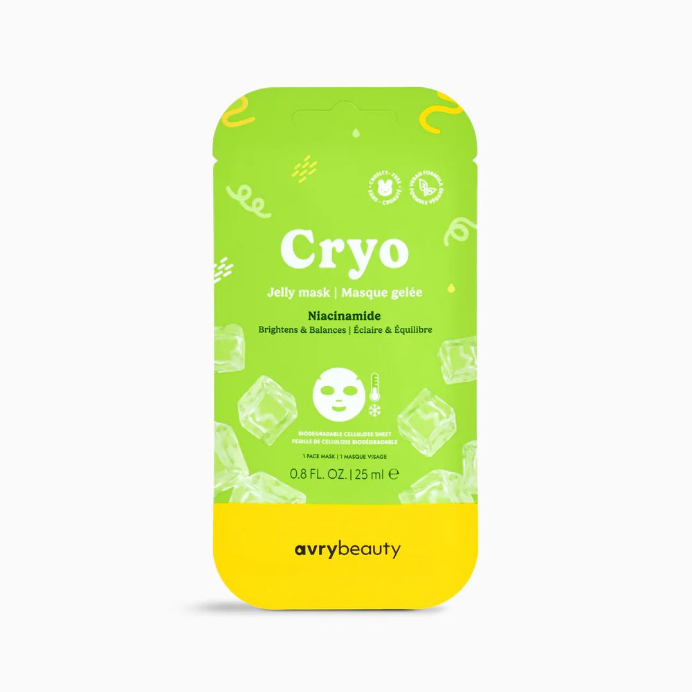 AVRY BEAUTY CRYO JELLY FACIAL MASK | NIACINAMIDE - Purple Beauty Supplies