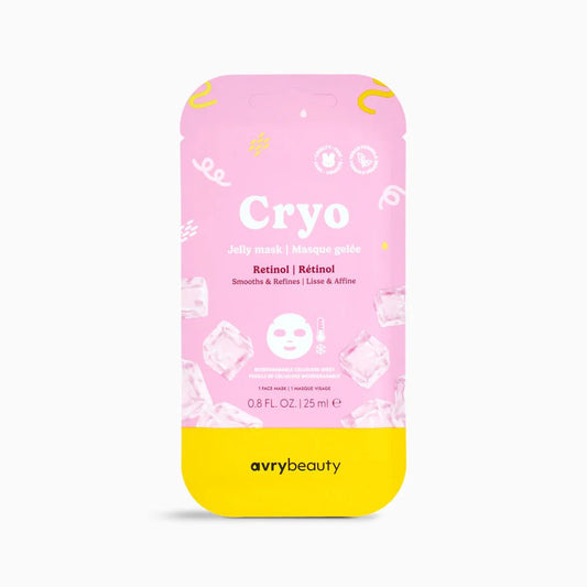 AVRY BEAUTY CRYO JELLY FACIAL MASK | RETINOL - Purple Beauty Supplies