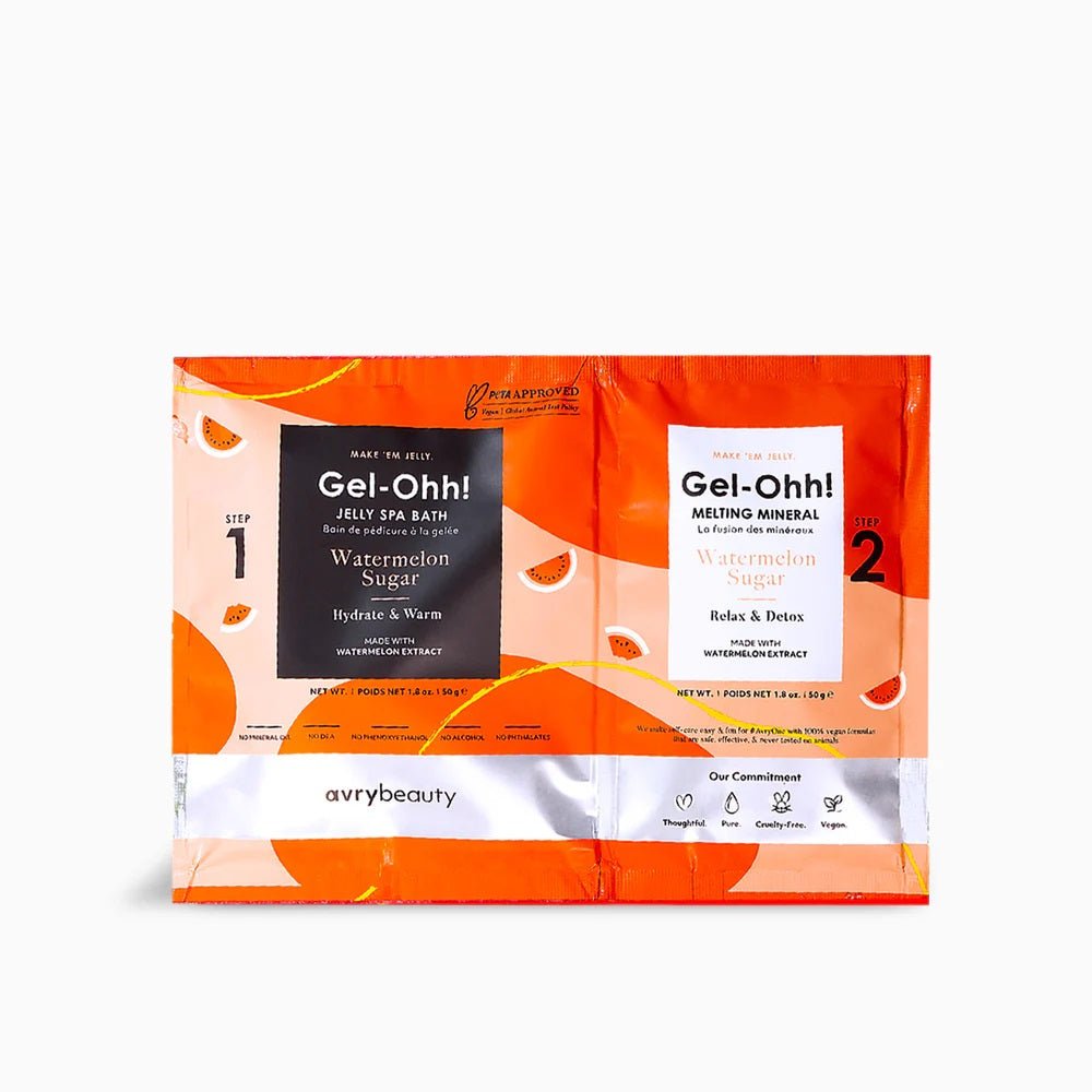 AVRY BEAUTY GEL - OHH JELLY SPA PEDI BATH - WATERMELON SUGAR - Purple Beauty Supplies