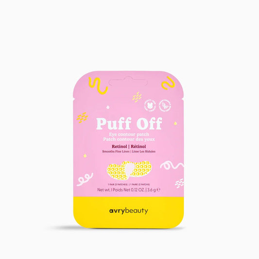 AVRY BEAUTY PUFF OFF EYE CONTOUR PATCH | RETINOL - Purple Beauty Supplies