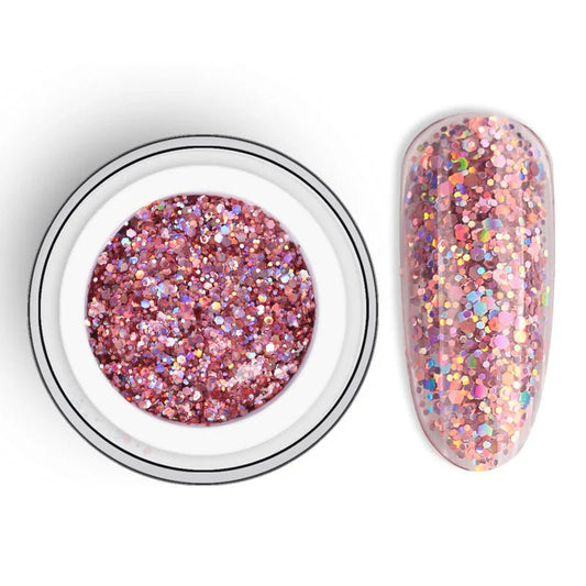 BEAUTILUX DAZZLING GLITTER GEL #09 10gm - Purple Beauty Supplies