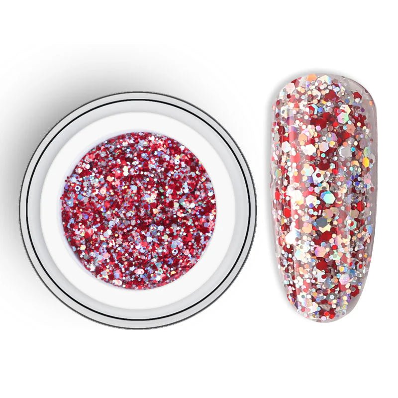 BEAUTILUX DAZZLING GLITTER GEL #11 10gm - Purple Beauty Supplies