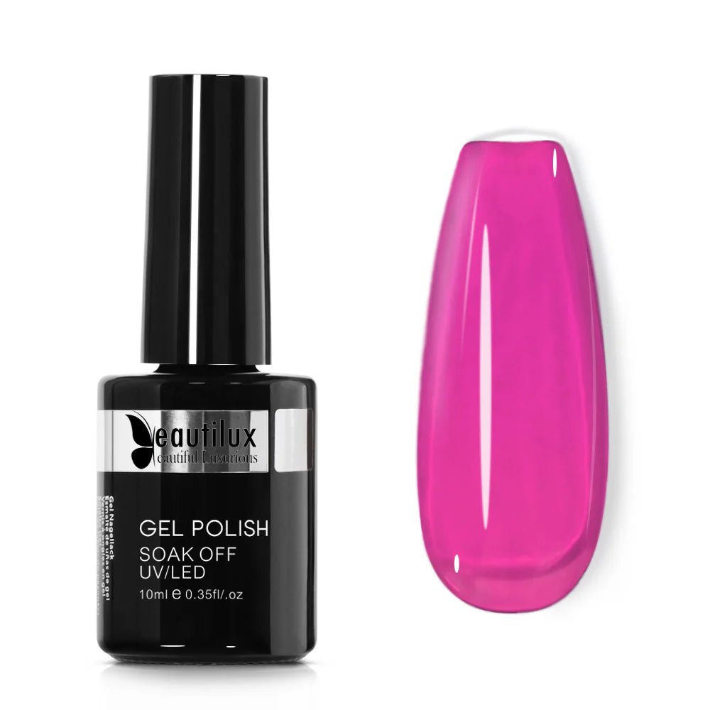 BEAUTILUX GEL POLISH GLAZE LL - 10 10 ML - Purple Beauty Supplies