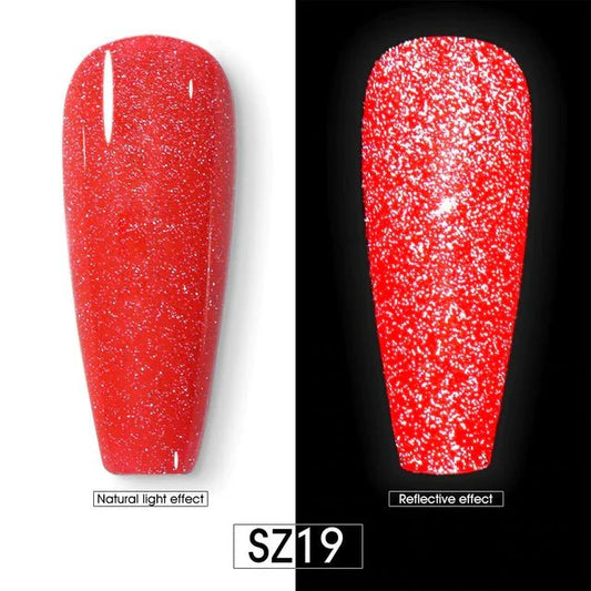 BEAUTILUX GEL POLISH REFLECTIVE DIAMOND SZ19 - Purple Beauty Supplies