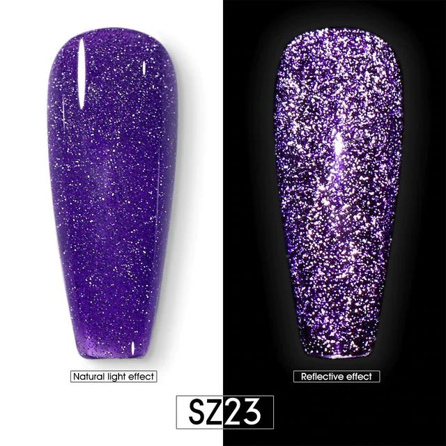 BEAUTILUX GEL POLISH REFLECTIVE DIAMOND SZ23 - Purple Beauty Supplies