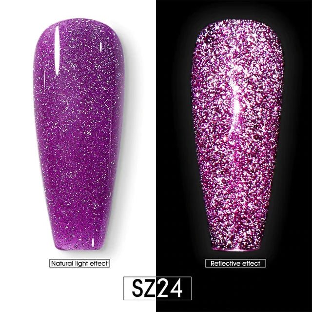 BEAUTILUX GEL POLISH REFLECTIVE DIAMOND SZ24 - Purple Beauty Supplies