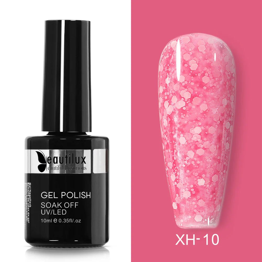 BEAUTILUX GEL POLISH XH10 (SNOW COLLECTION) 10 ML - Purple Beauty Supplies