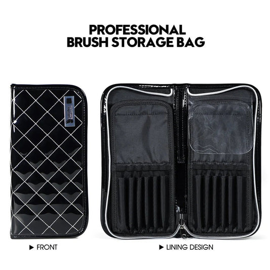 BEAUTILUX NAIL ART BRUSH STORAGE CASE (EMPTY) - Purple Beauty Supplies