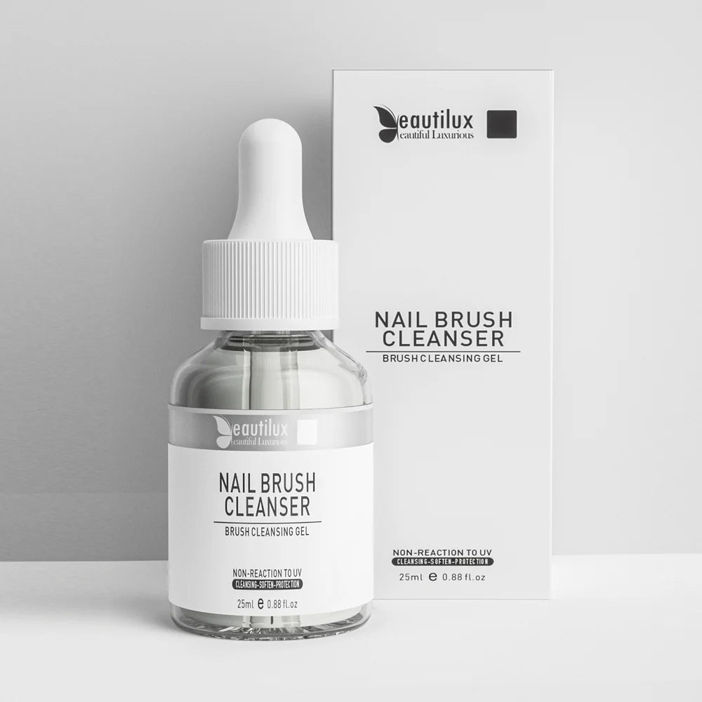 BEAUTILUX NAIL BRUSH CLEANSING GEL 25ML - Purple Beauty Supplies