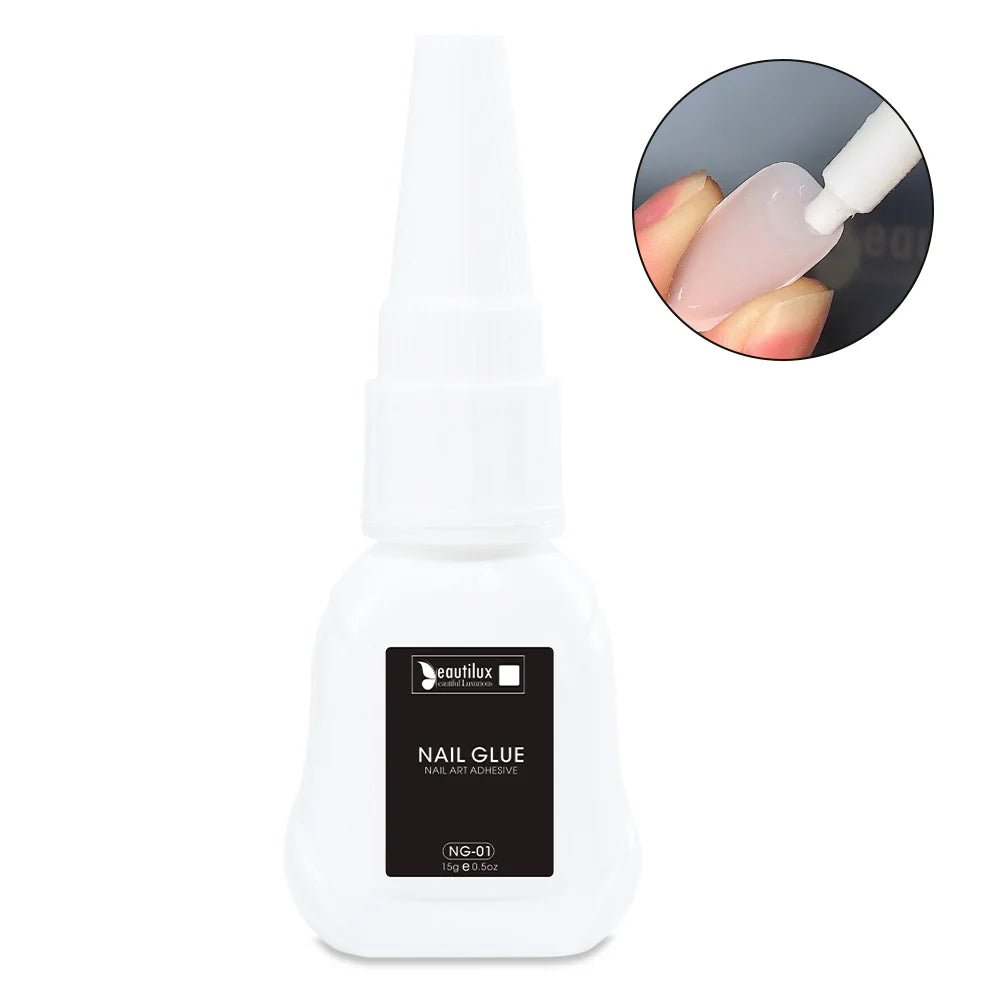 BEAUTILUX NAIL GLUE 15 GM - Purple Beauty Supplies