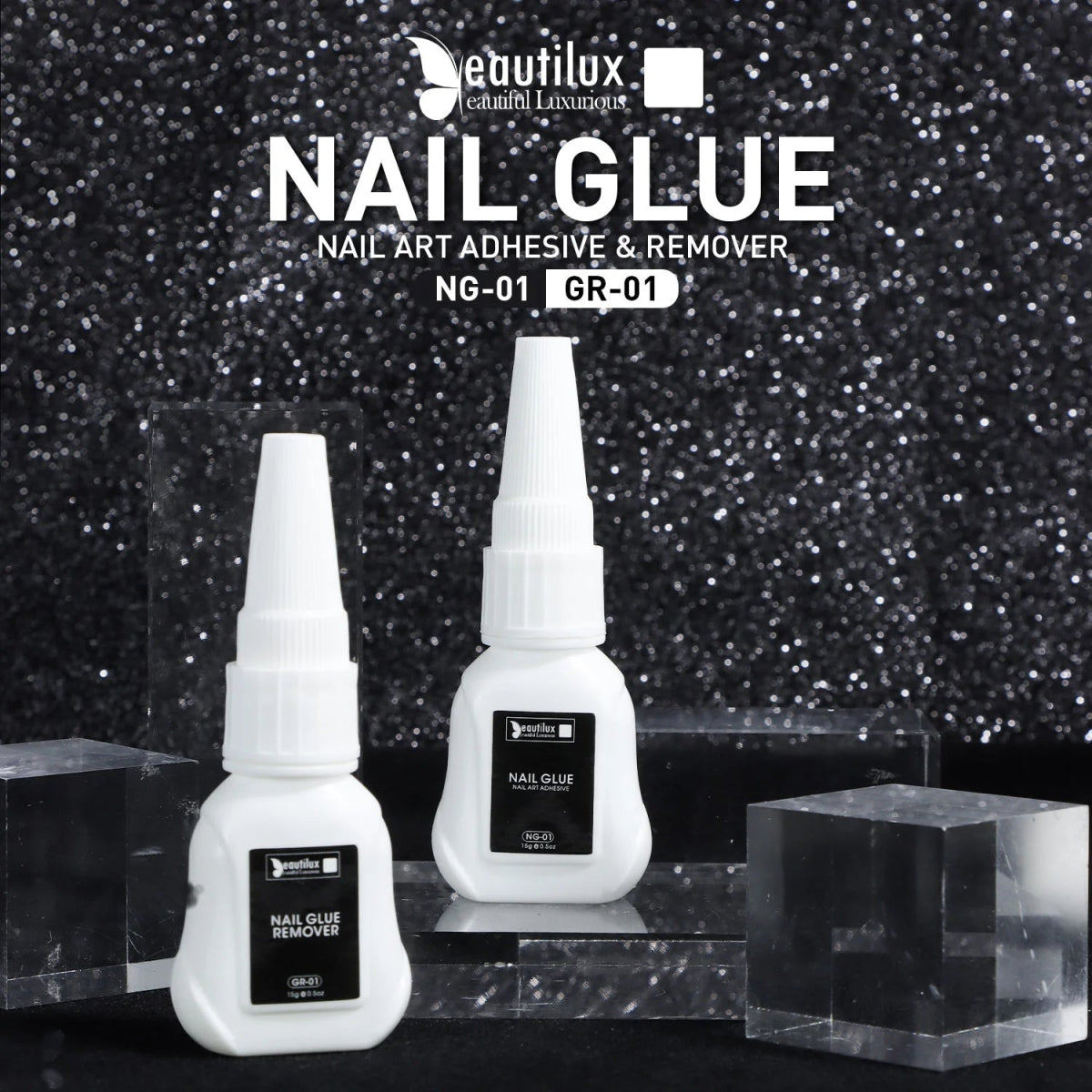 BEAUTILUX NAIL GLUE 15 GM - Purple Beauty Supplies
