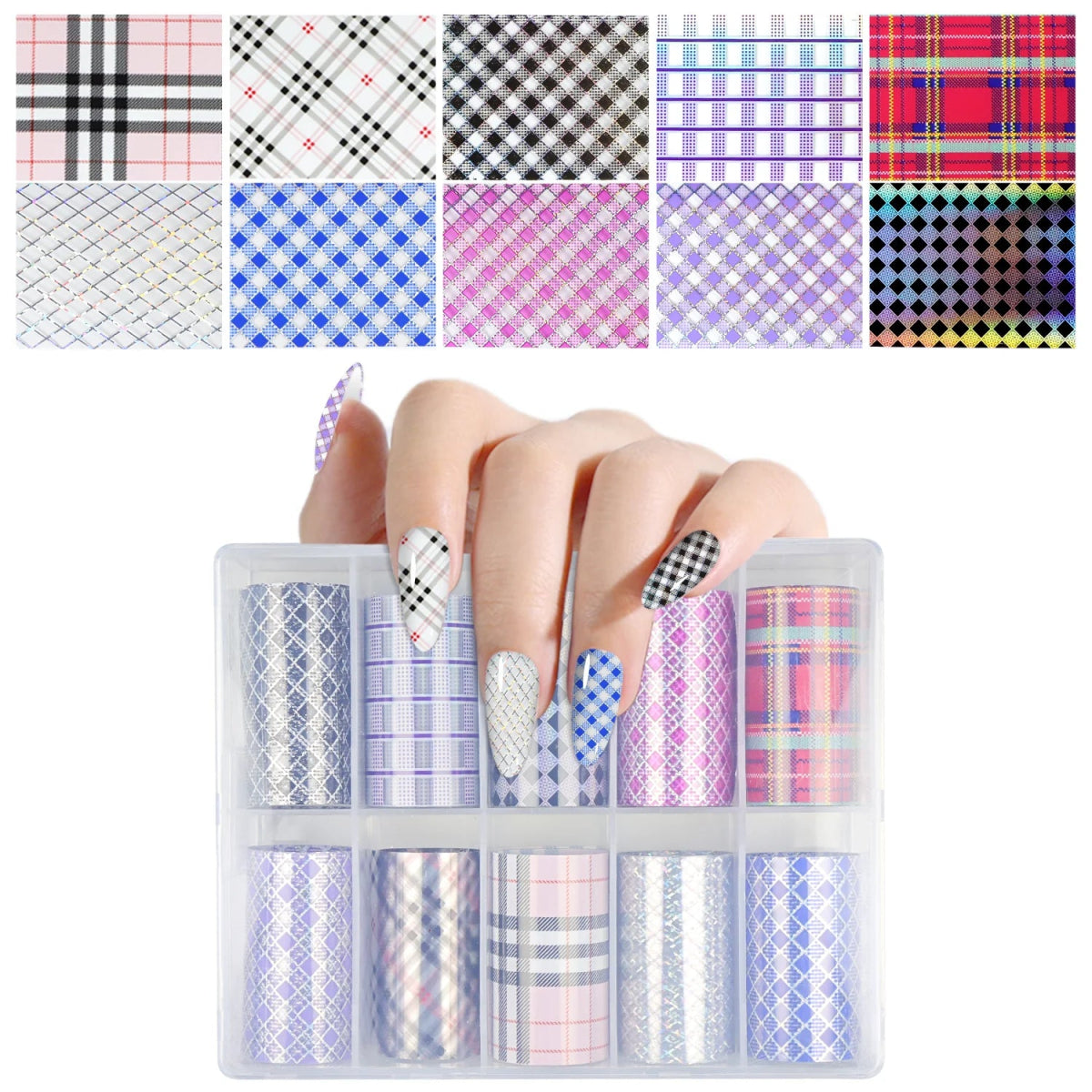 BEAUTILUX NAIL TRANSFER FOIL 12 - Purple Beauty Supplies