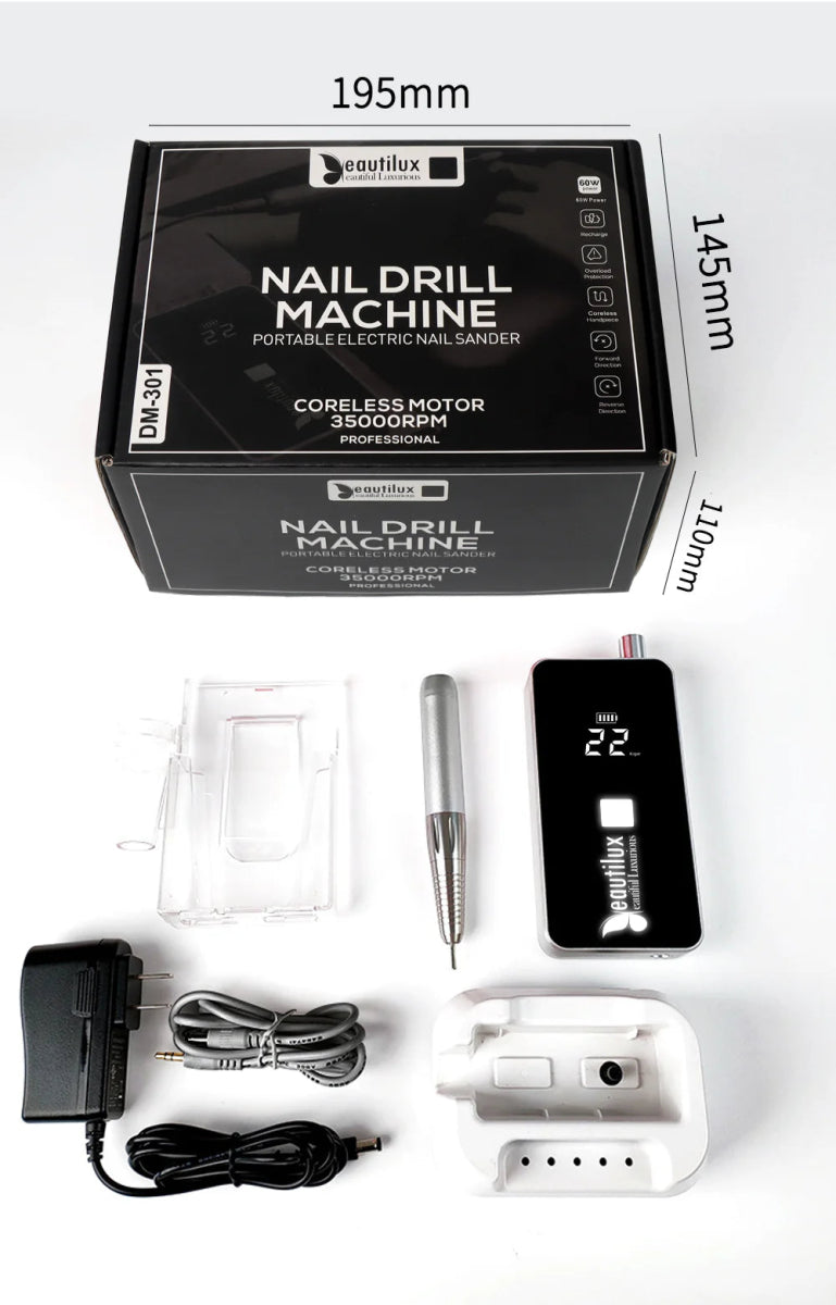 BEAUTILUX PORTABLE E - FILE - Purple Beauty Supplies