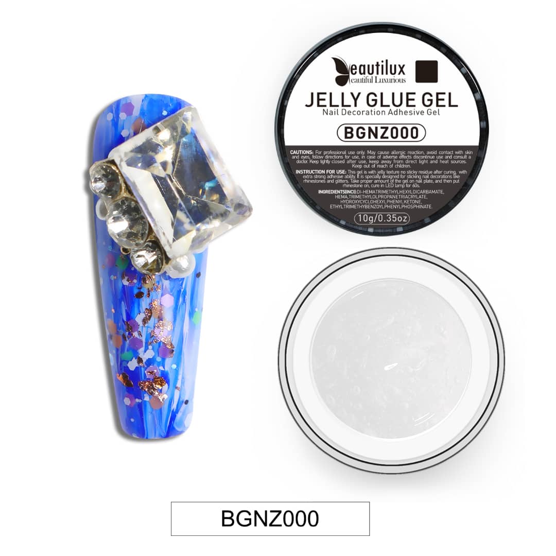 BEAUTILUX RHINESTONE JELLY GLUE - Purple Beauty Supplies