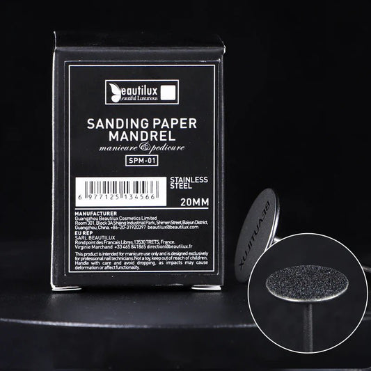 BEAUTILUX SANDING PAPER MANDREL 20MM - Purple Beauty Supplies