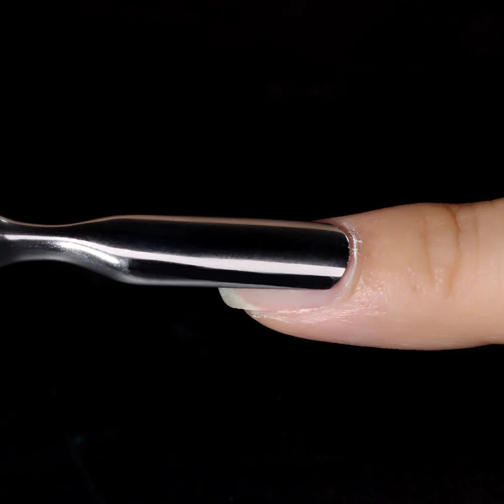 BEAUTILUX STAINLESS STEEL SPOON/ PUSHER - Purple Beauty Supplies