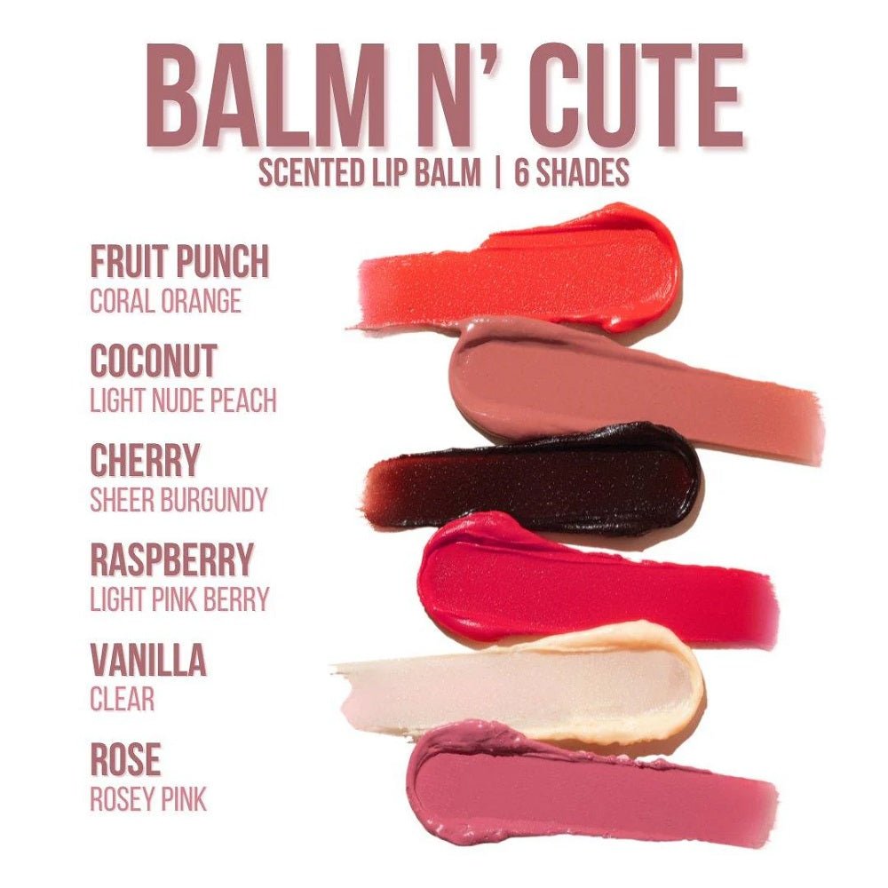 BEAUTY CREATIONS BALM N' CUTE SCENTED LIP BALM - FRUIT PUNCH (CORAL ORANGE) - Purple Beauty Supplies