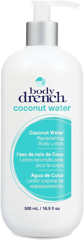 BODY DRENCH COCONUT WATER REPLENISHING LOTION 16.9 OZ/500 ML - Purple Beauty Supplies