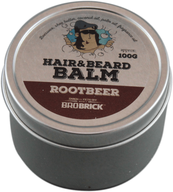 BROBRICK BEARD/HAIR BALM ROOTBEER 100 G - Purple Beauty Supplies