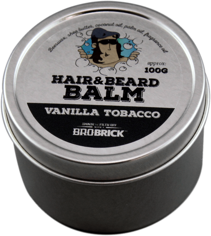 BROBRICK BEARD/HAIR BALM VANILLA TOBACCO 100 G - Purple Beauty Supplies