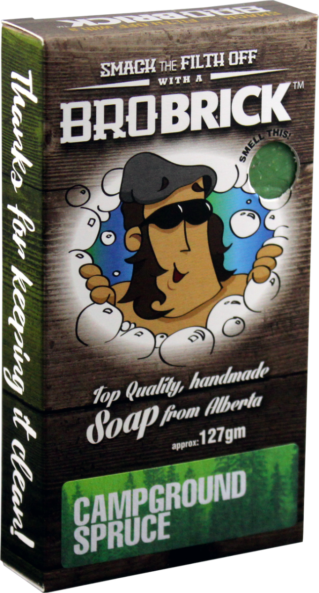 BROBRICK CAMPGROUND SPRUCE SOAP 127 G - Purple Beauty Supplies