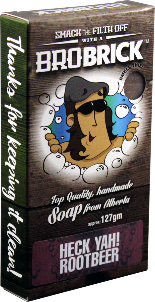BROBRICK HECK YA! ROOTBEER SOAP 127 G - Purple Beauty Supplies