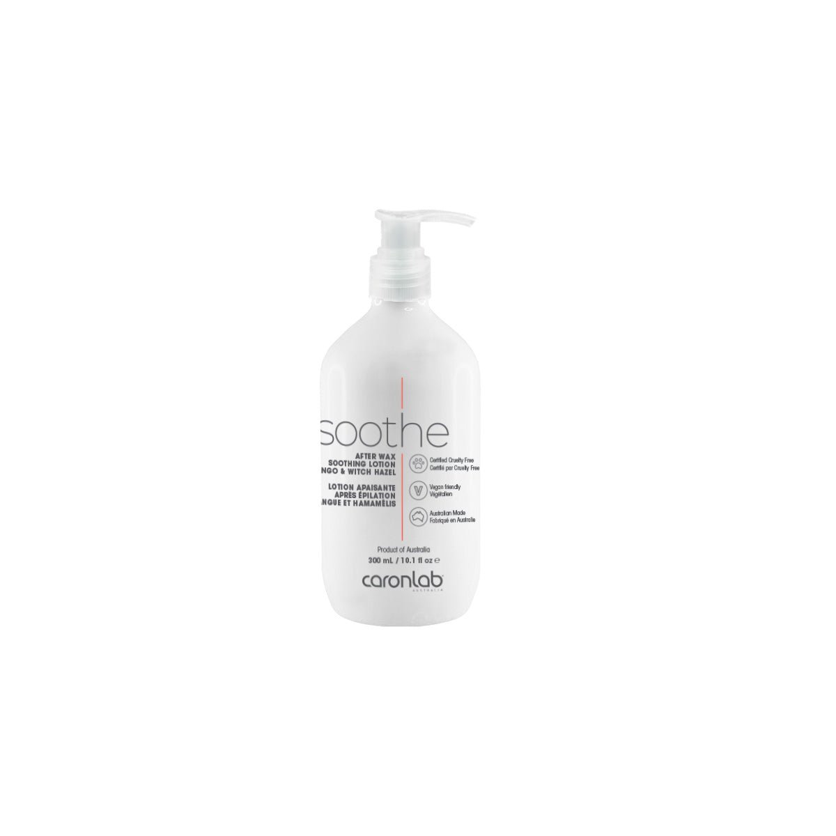 CARONLAB AFTER WAX SOOTHING LOTION MANGO & WITCH HAZEL 300 ML - Purple Beauty Supplies