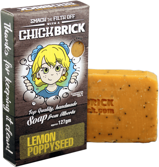 CHICKBRICK LEMON POPPYSEED 95 G - Purple Beauty Supplies