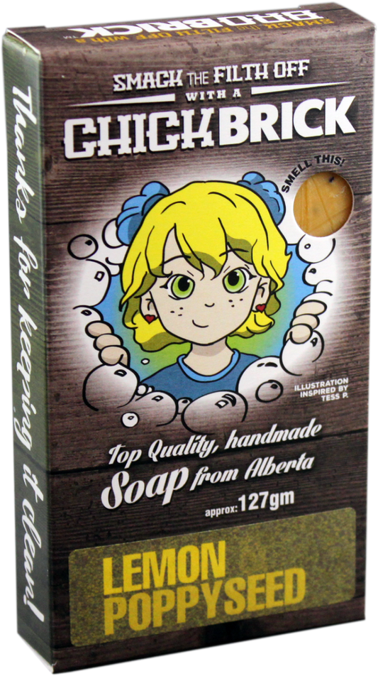 CHICKBRICK LEMON POPPYSEED 95 G - Purple Beauty Supplies