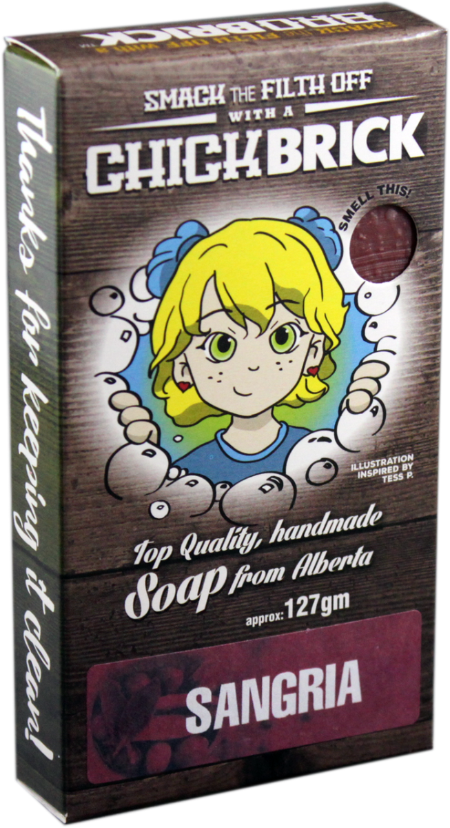 CHICKBRICK SANGRIA 95 G - Purple Beauty Supplies