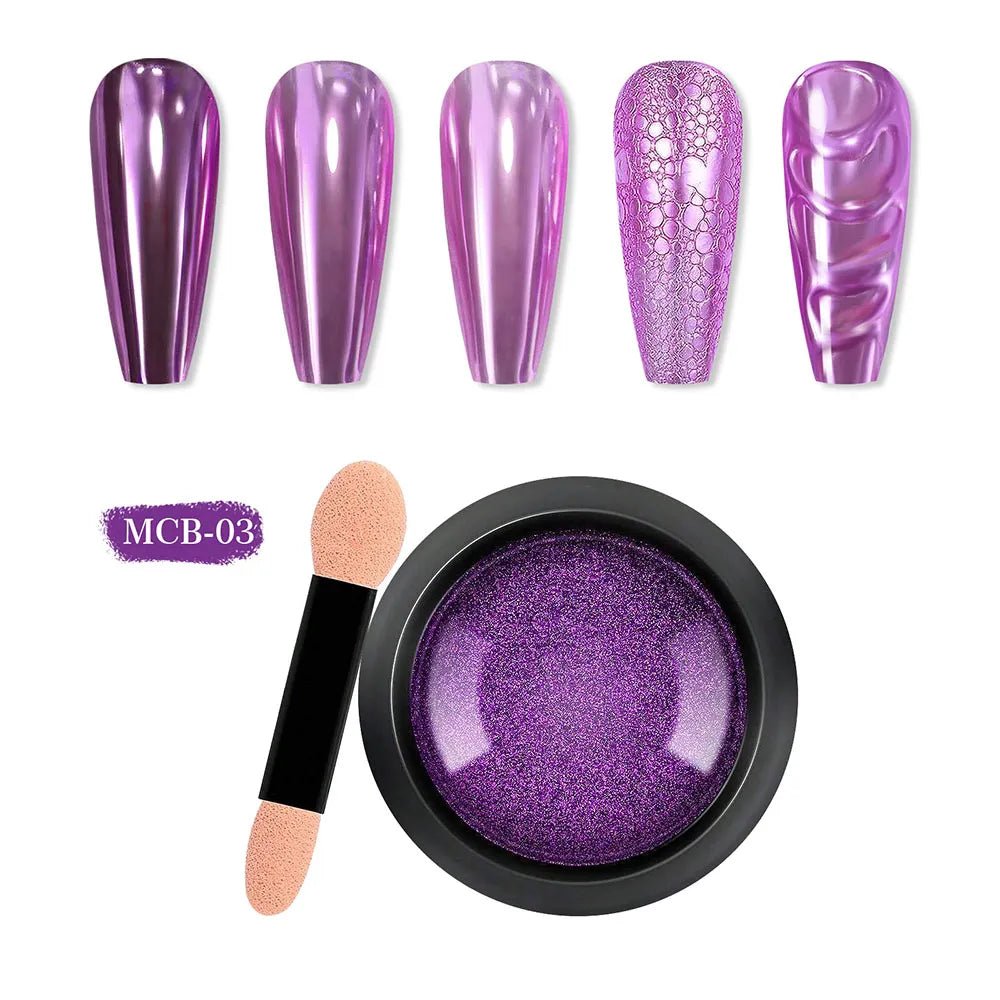 CHROME POWDER #3 PURPLE - Purple Beauty Supplies