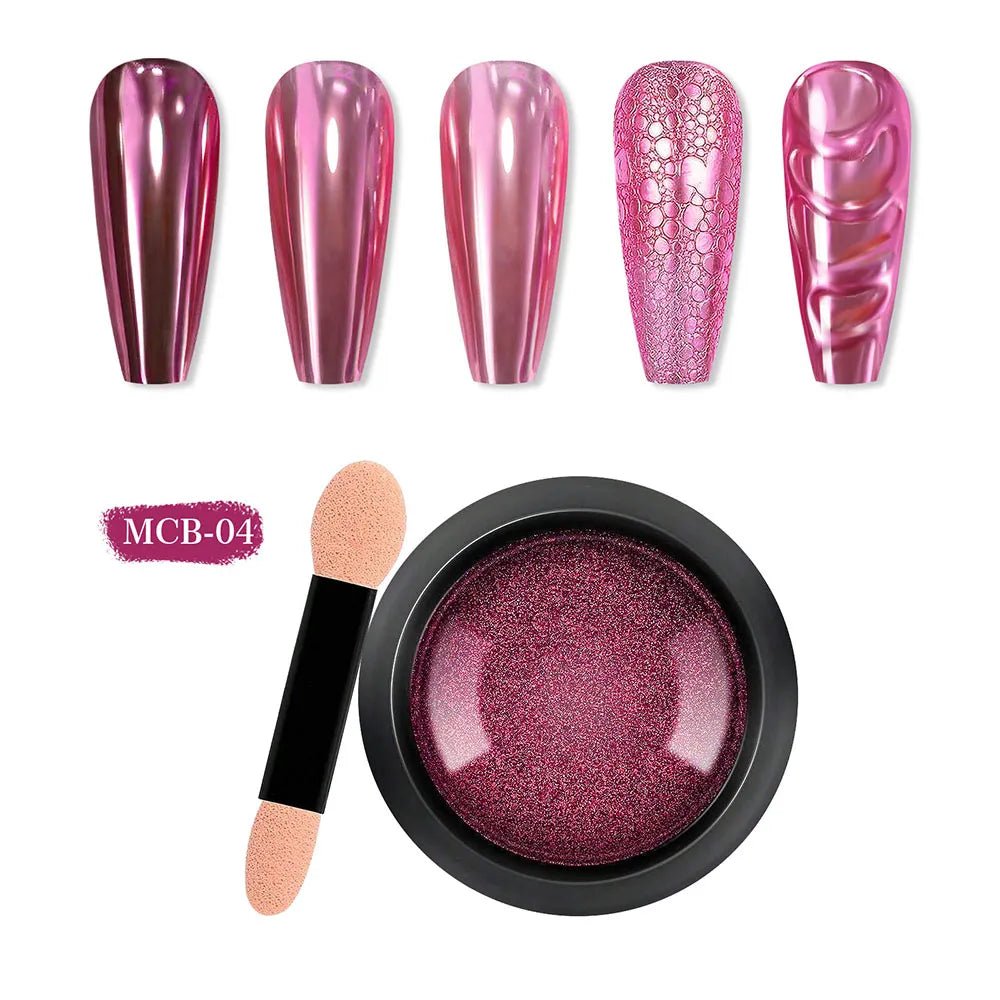 CHROME POWDER #4 ROSEY - Purple Beauty Supplies