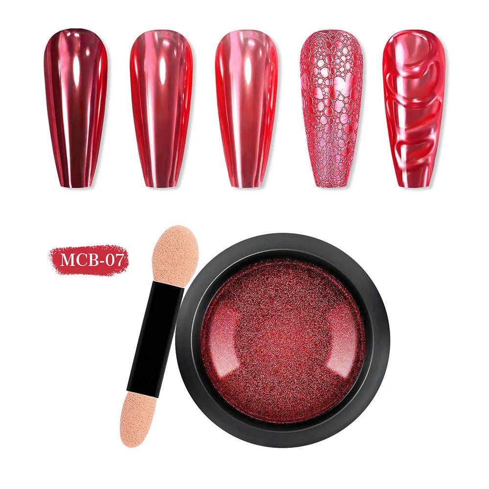 CHROME POWDER #7 RED - Purple Beauty Supplies