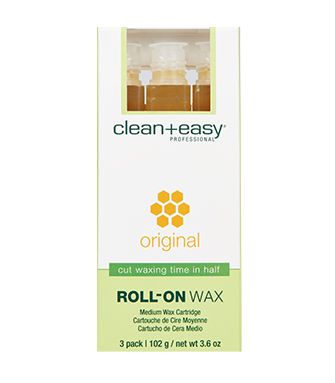 CLEAN AND EASY MEDIUM BIKINI ORIGINAL WAX REFILL 3 PK - Purple Beauty Supplies