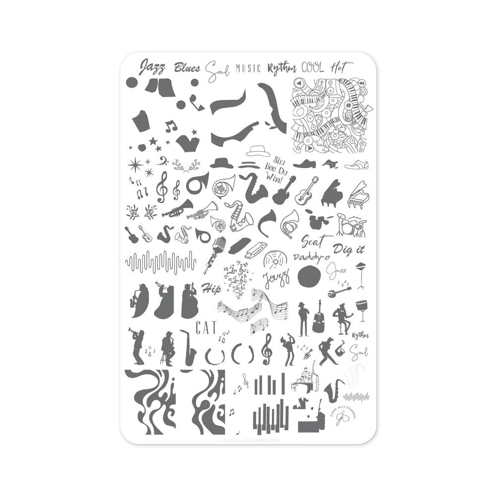 CLEAR JELLY LARGE PLATE 5-6-7-8 - Purple Beauty Supplies