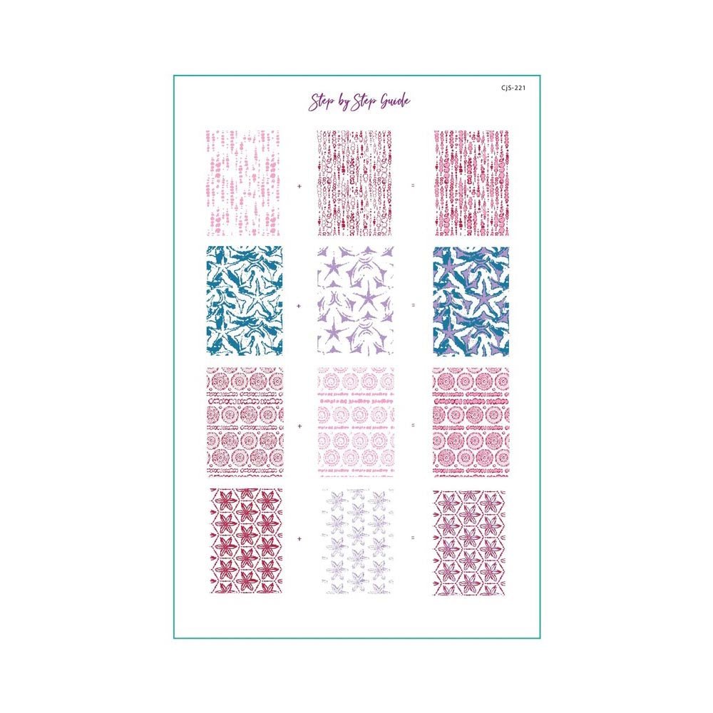 CLEAR JELLY LARGE PLATE SHIBORI 14.5 x 9.5 CM - Purple Beauty Supplies