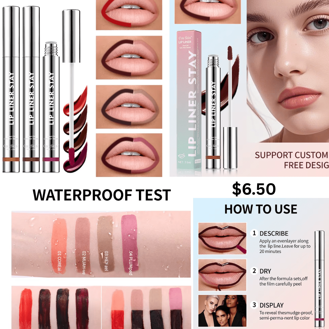 COS SKIN PEEL OFF LIP LINER STAY | 03 HEX - ZEL - Purple Beauty Supplies