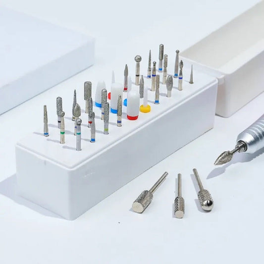 DRILL BIT HOLDER 30 HOLES - Purple Beauty Supplies