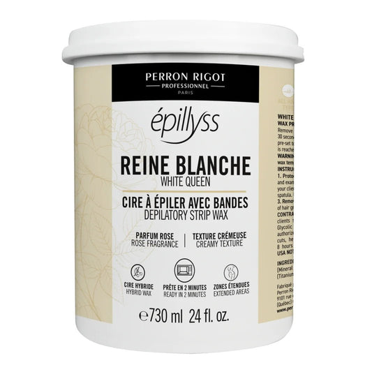 EPILLYSS LUKEWARM WAX WHITE QUEEN 20 OZ/591 ML - Purple Beauty Supplies