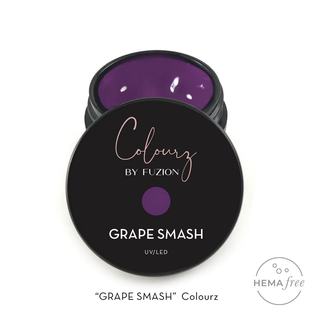 FUZION COLOURZ GEL GRAPE SMASH 15 G - Purple Beauty Supplies