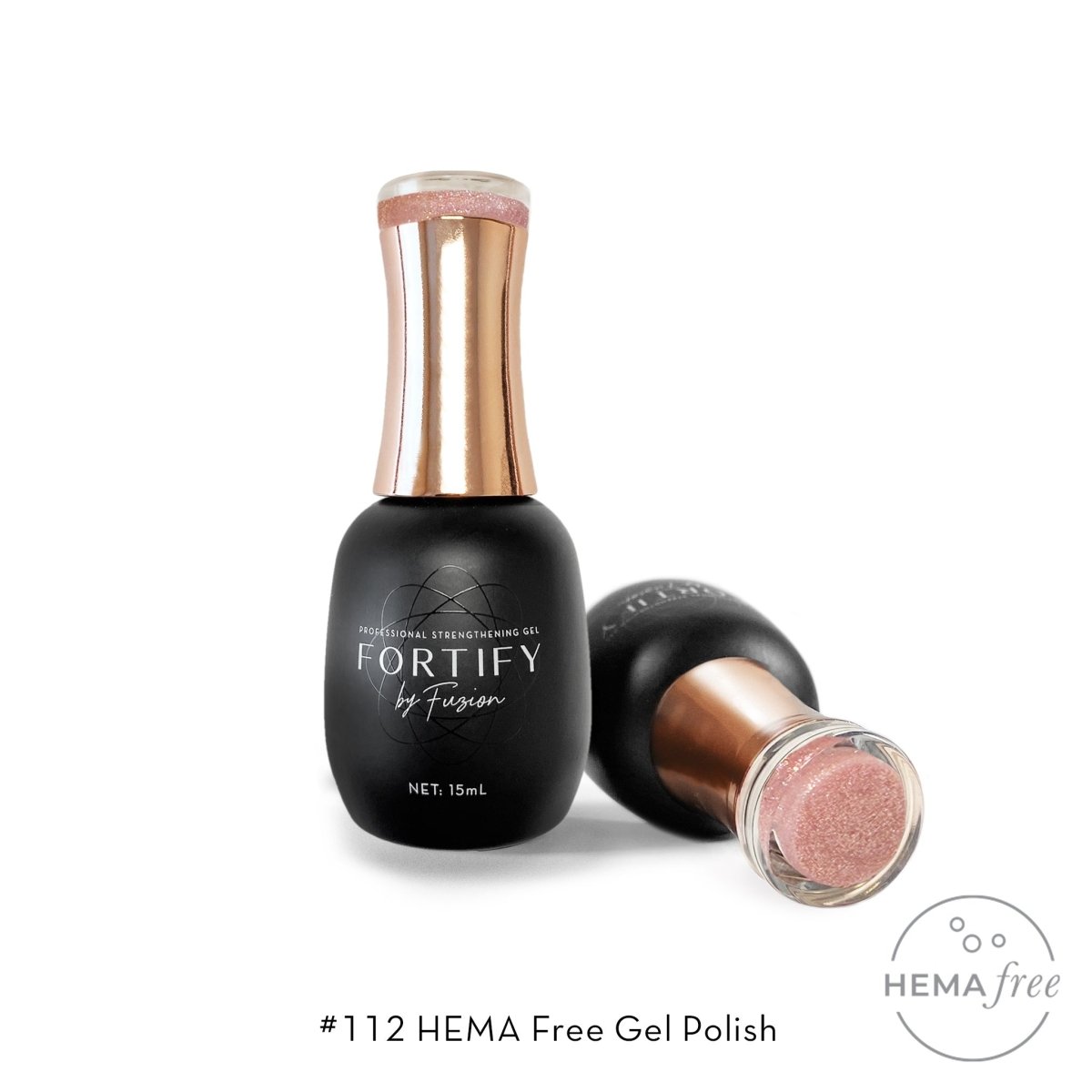 FUZION FORTIFY HEMA FREE GEL POLISH 112 15 ML - Purple Beauty Supplies