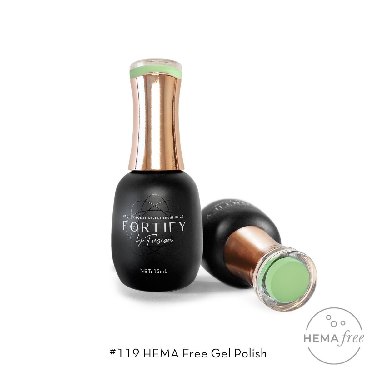 FUZION FORTIFY HEMA FREE GEL POLISH 119 15 ML - Purple Beauty Supplies