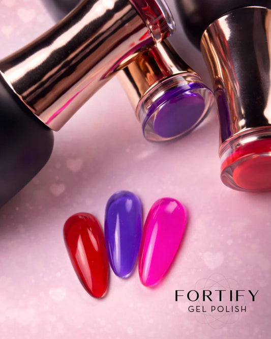 FUZION FORTIFY HEMA FREE GEL POLISH A SWEET & SULTRY COLLECTION 3 PC - Purple Beauty Supplies
