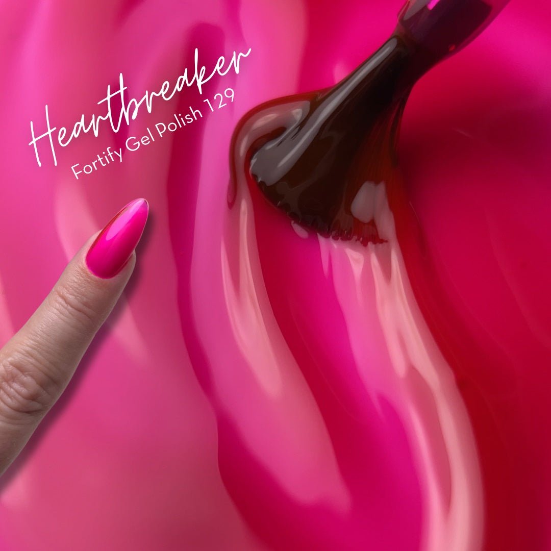 FUZION FORTIFY HEMA FREE GEL POLISH HEARTBRAKER 129 15 ML - Purple Beauty Supplies