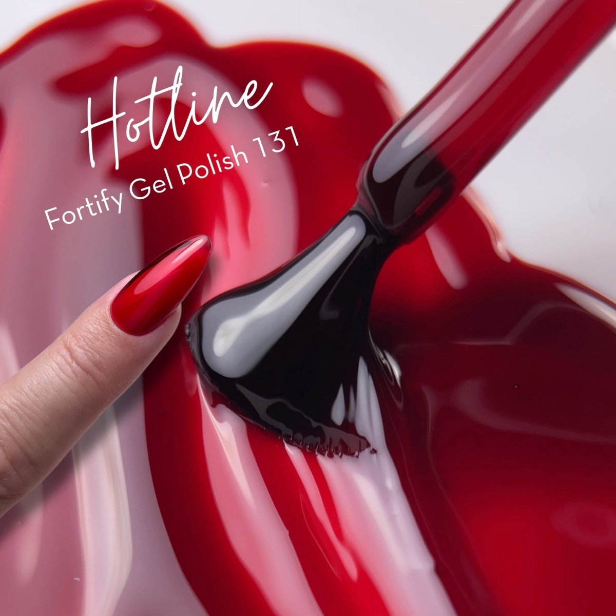 FUZION FORTIFY HEMA FREE GEL POLISH HOTLINE 129 15 ML - Purple Beauty Supplies